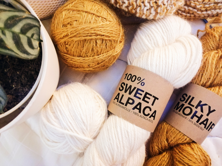 Knitloop Sweet Alpaca und Silky Mohair Wolle